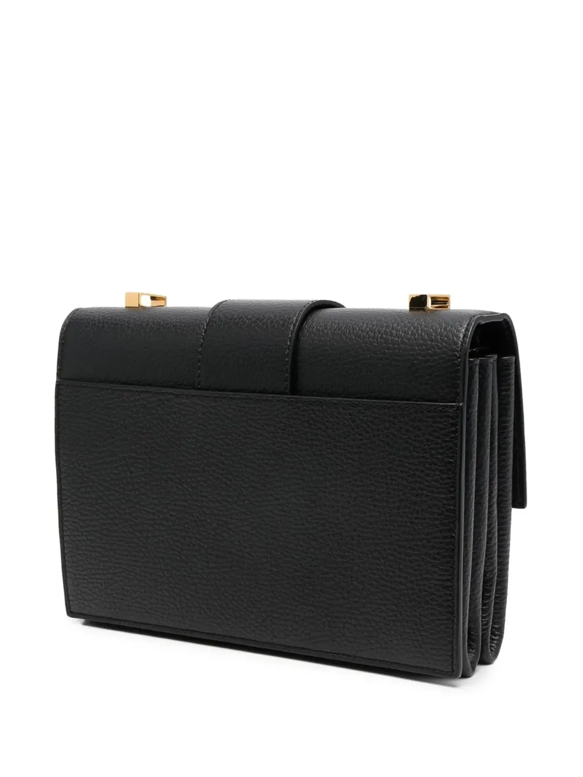 Coccinelle アレットリス シボ入りレザー サッチェル - Black - 画像3