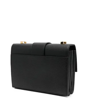 Coccinelle アレットリス シボ入りレザー サッチェル - Black - サムネイル3