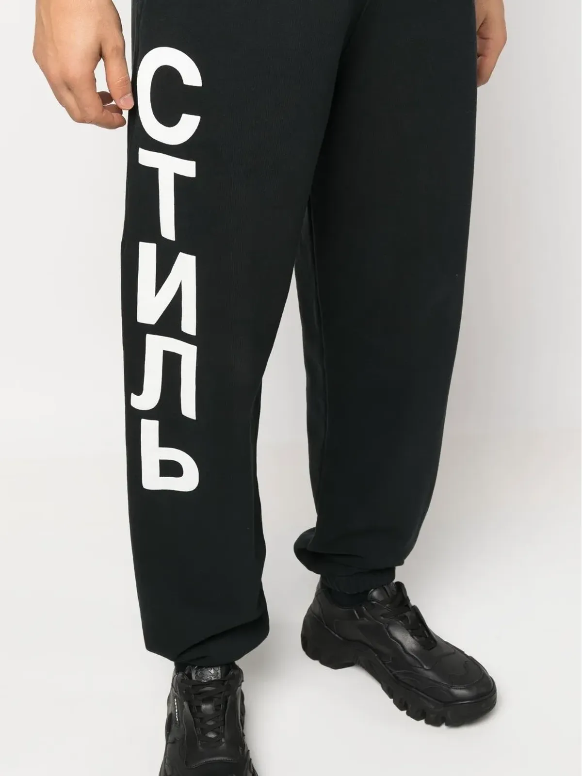 Heron Preston CTNMB ロゴプリント トラックパンツ - ブラック - 画像5
