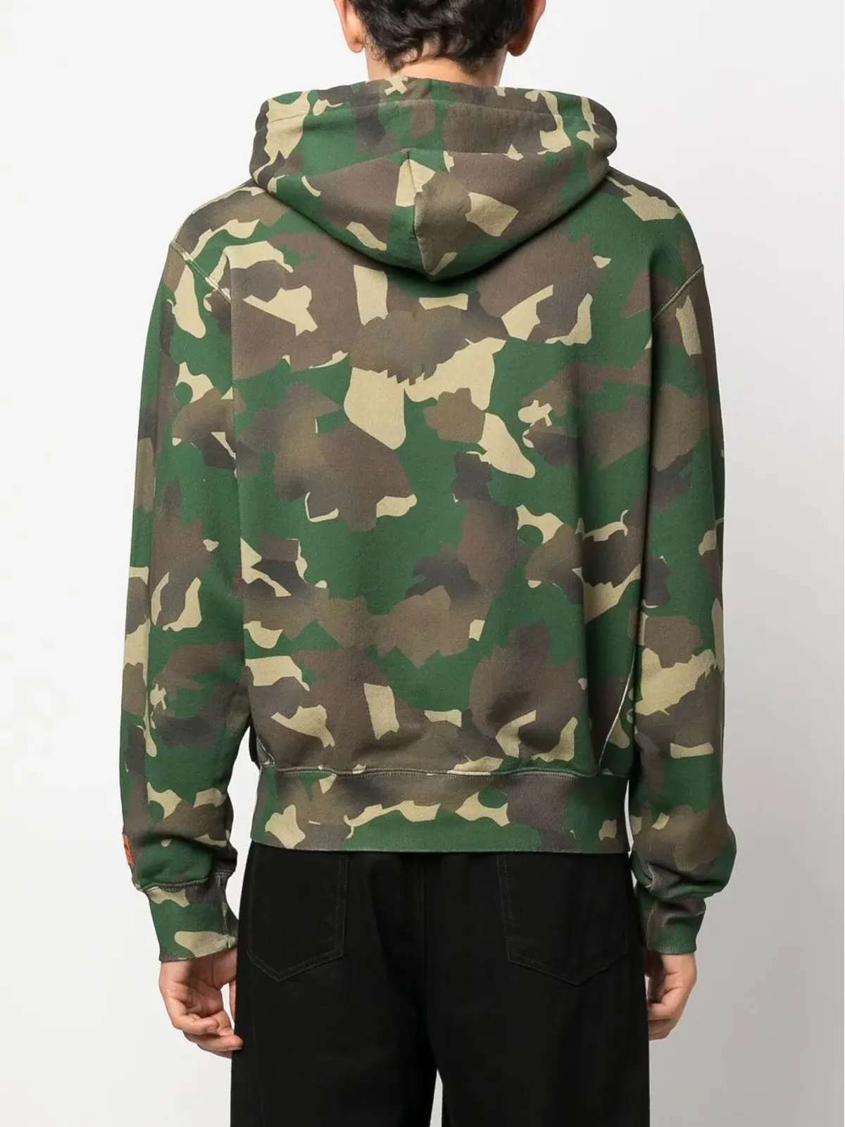 Heron Preston 迷彩柄コットンフーディー - グリーン - 画像4