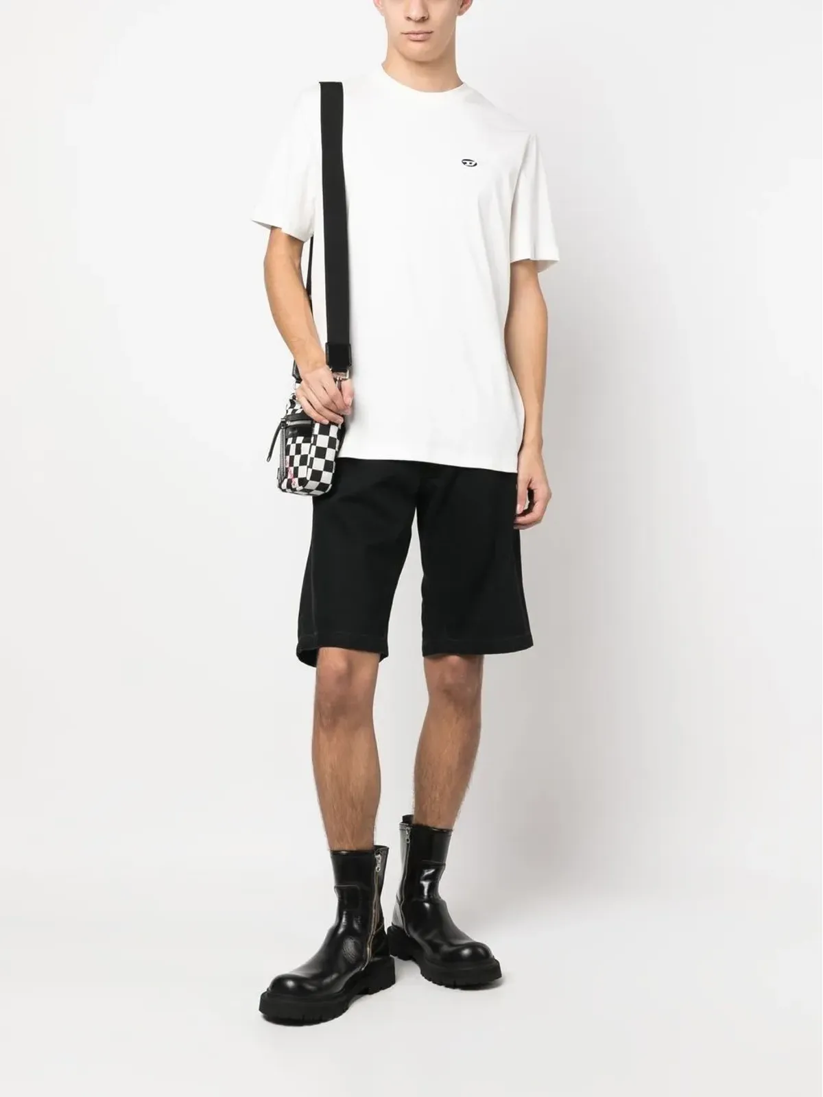 Diesel T-Just-Doval-PJ コットンTシャツ - 画像2