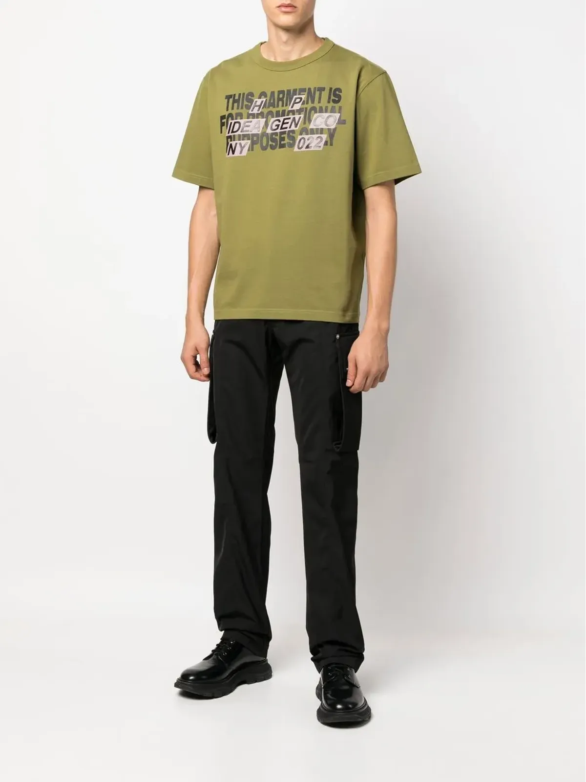 Heron Preston プロモ オンリ Tシャツ - グリーン - 画像2