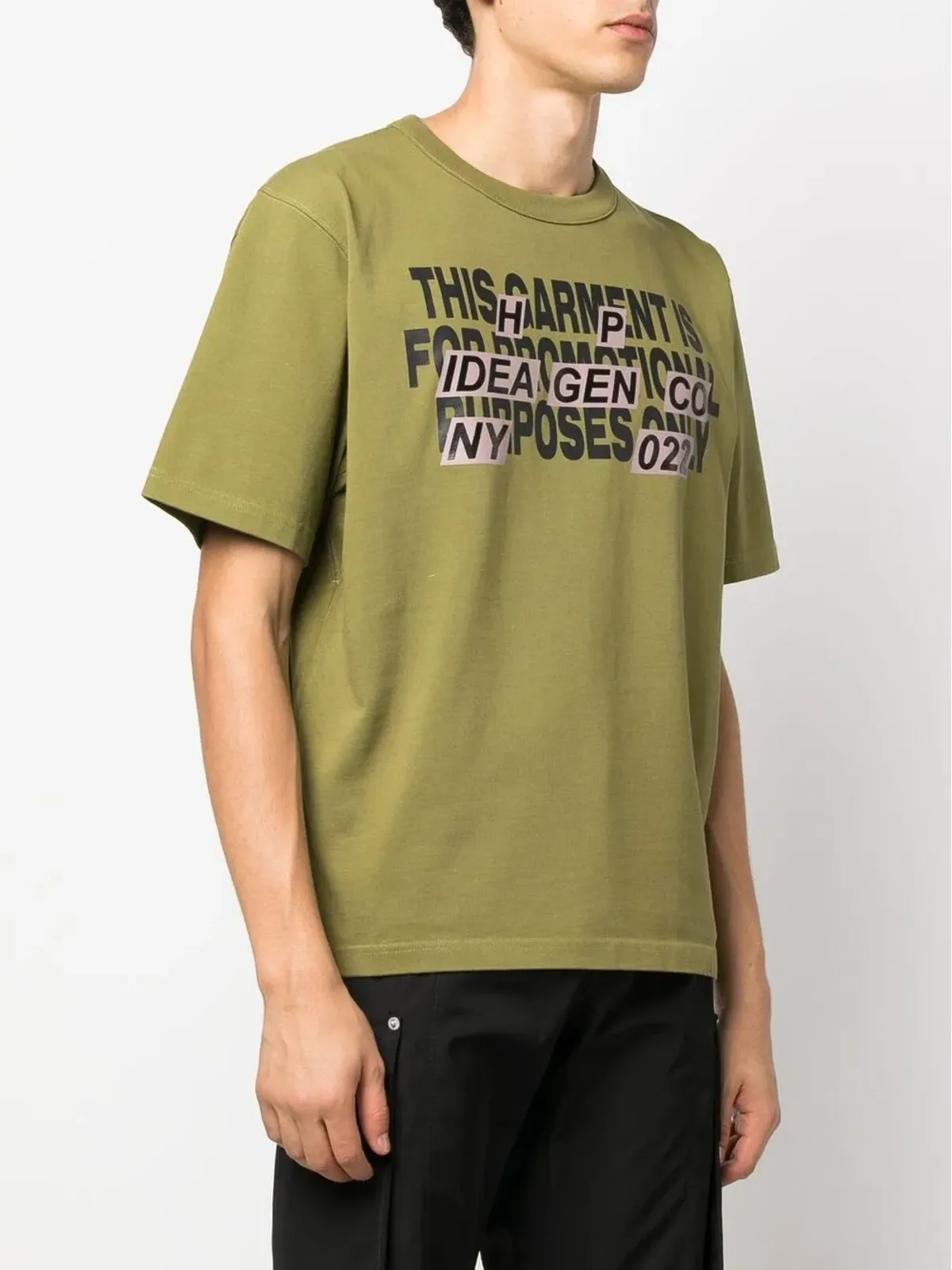Heron Preston プロモ オンリ Tシャツ - グリーン - 画像3