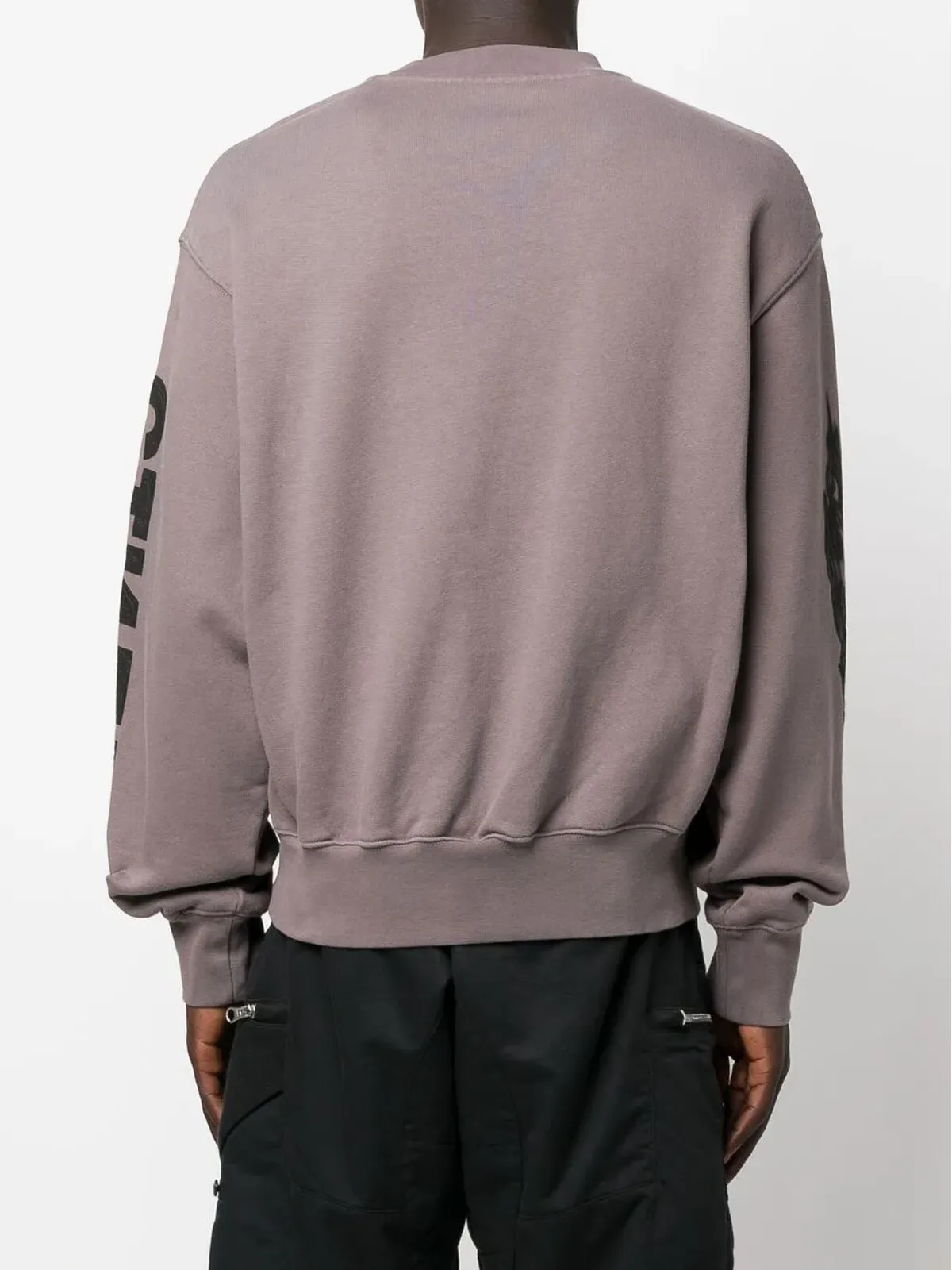 Heron Preston 炎の頭蓋骨スウェットシャツ - 画像4