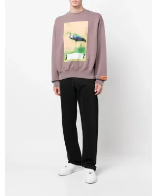 Heron Preston 検閲プリント クルーネック スウェットシャツ - グレー - サムネイル2