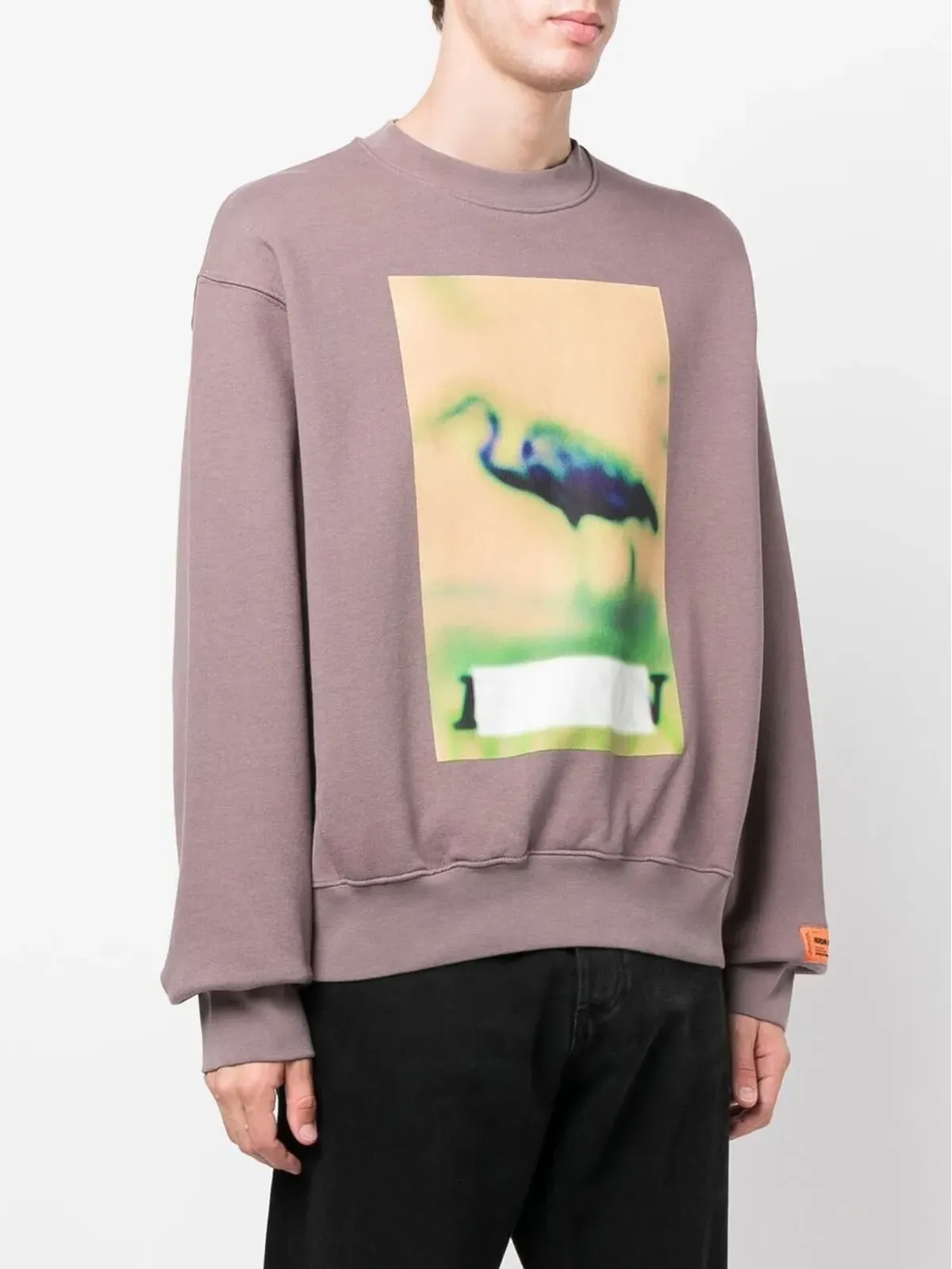 Heron Preston 検閲プリント クルーネック スウェットシャツ - グレー - 画像3