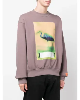 Heron Preston 検閲プリント クルーネック スウェットシャツ - グレー - サムネイル3