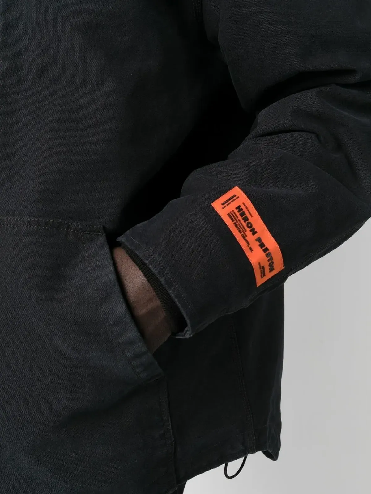 Heron Preston ロゴ刺繍デニムジャケット - 画像5