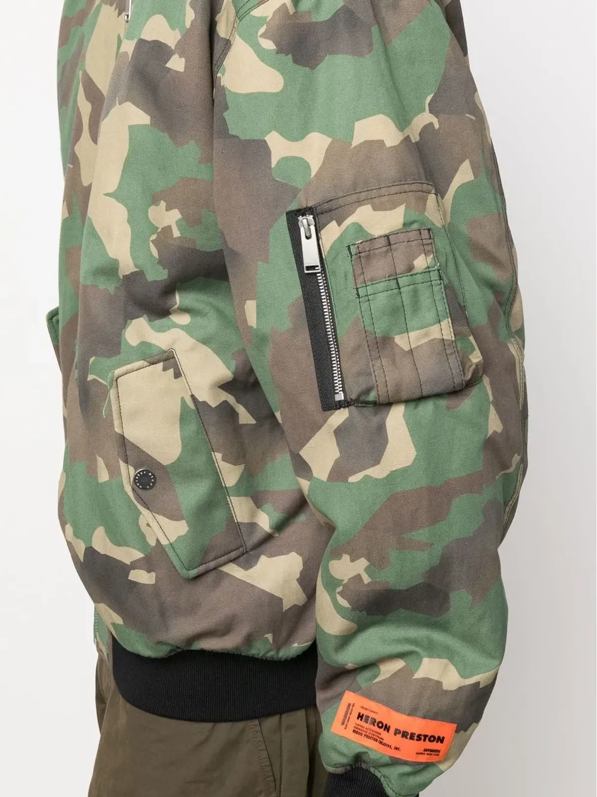 Heron Preston 迷彩プリント ボンバー ジャケット - 画像5
