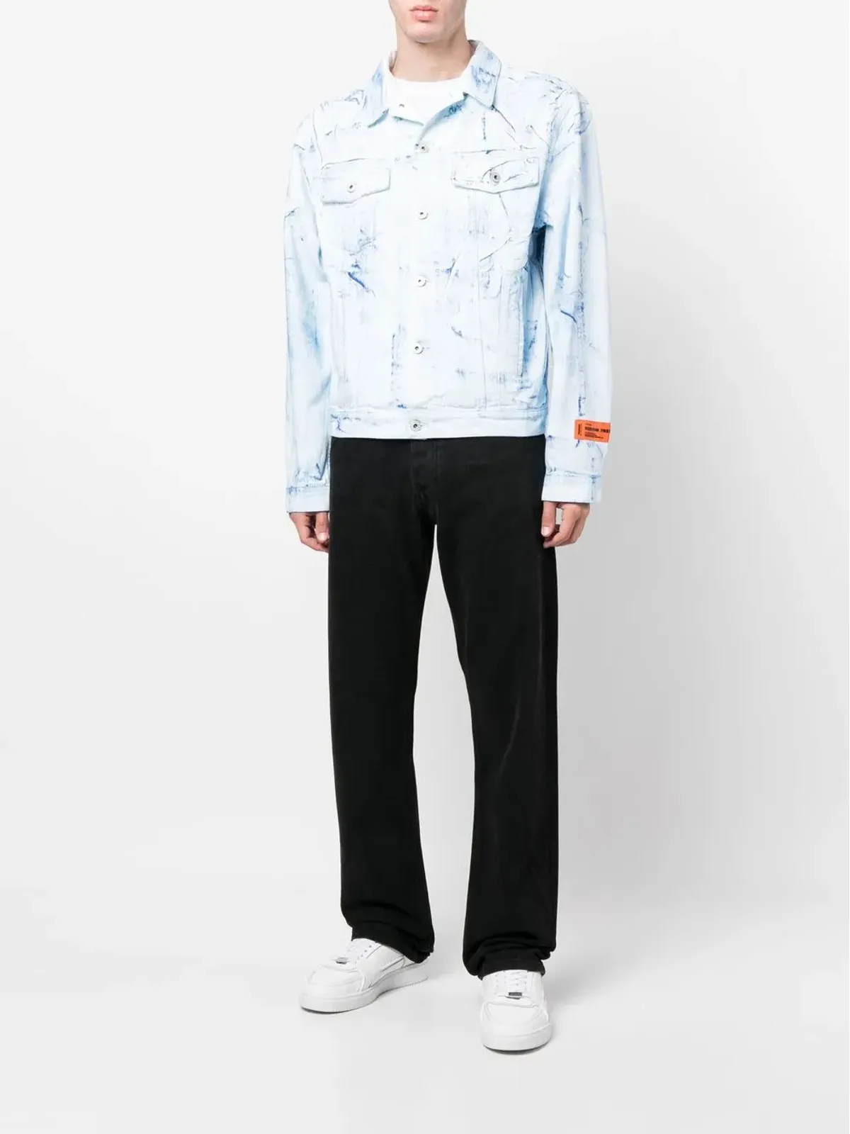 Heron Preston オーバーダイ ボタンアップ シャツジャケット - 画像2