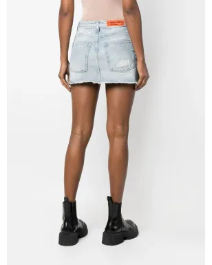 Heron Preston ダメージデニムスカート - サムネイル3