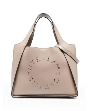Stella McCartney ロゴパンチング トートバッグ - ニュートラルカラー - サムネイル1