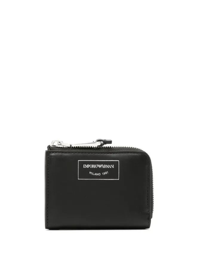 Emporio Armani Emporio Armani ジップアラウンド・スモールウォレット（ブラック）の商品画像