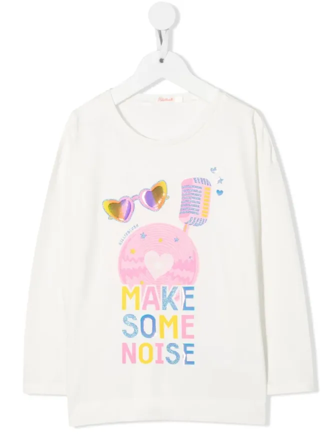 Billieblush Billieblush グラフィックプリント長袖Tシャツの商品画像