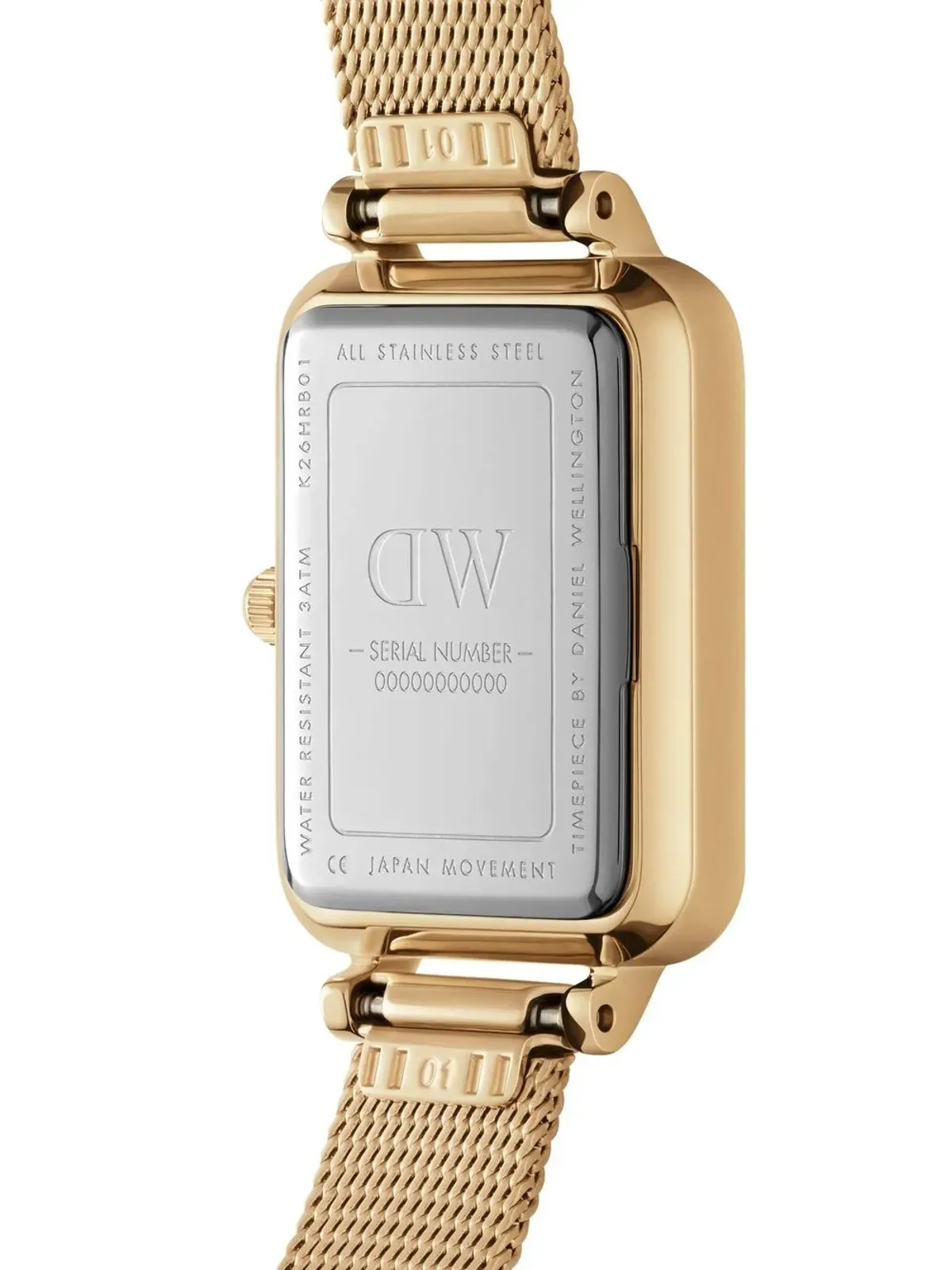 Daniel Wellington クアドロ プレスド エバーゴールド ウォッチ - 画像3