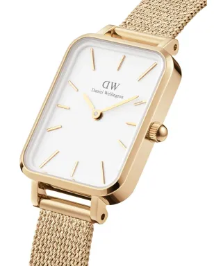 Daniel Wellington クアドロ プレスド エバーゴールド ホワイト - サムネイル2