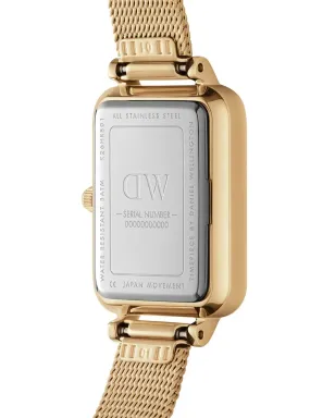 Daniel Wellington クアドロ プレスド エバーゴールド ホワイト - サムネイル3