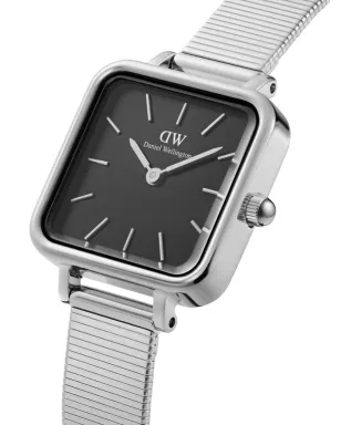 Daniel Wellington クアドロ スタジオ シルバー ブラック - サムネイル2