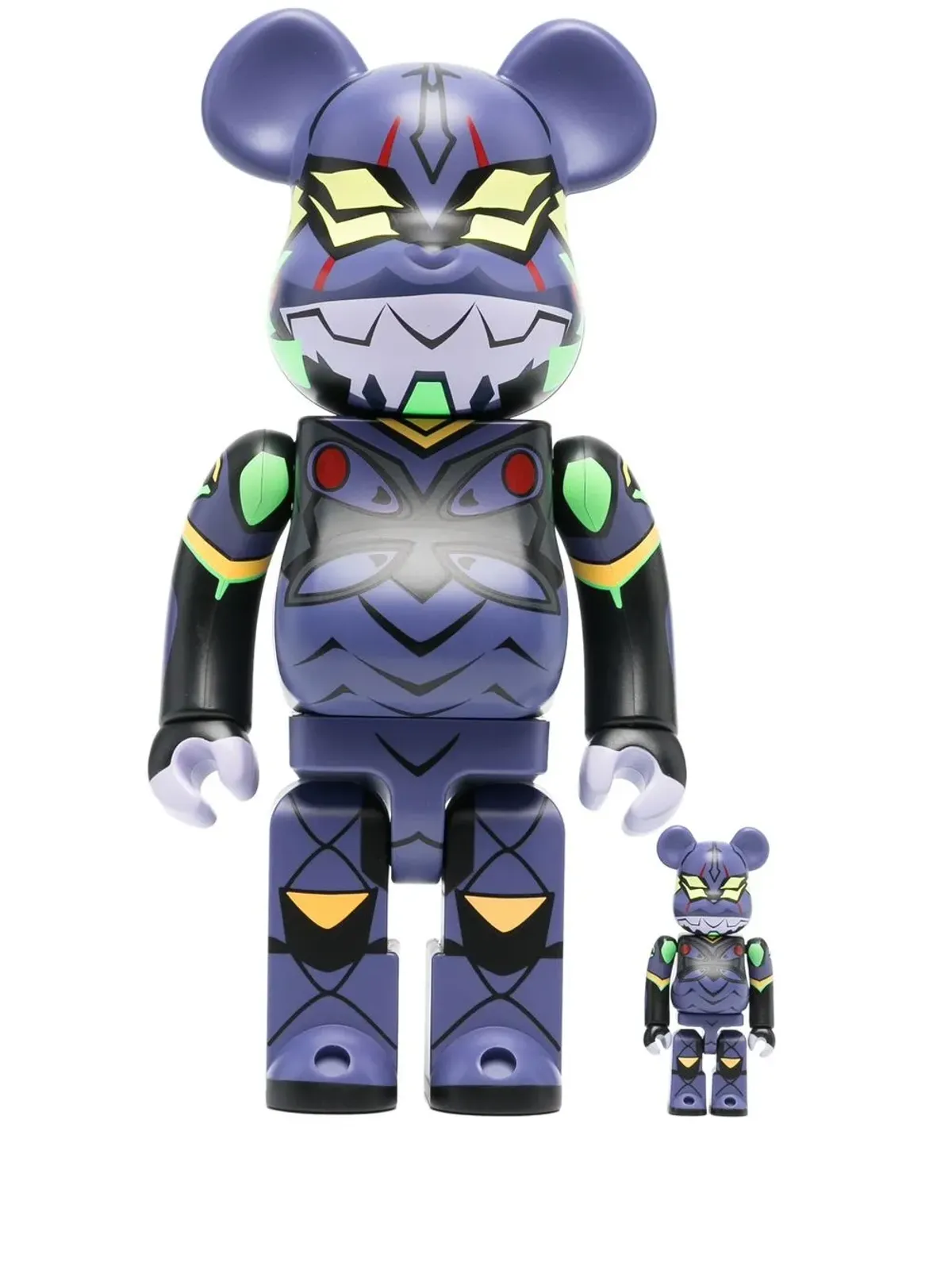 MEDICOM TOY Be@rbrick Evangelion Eva13 100% and 400% figure set - Purple - 画像1