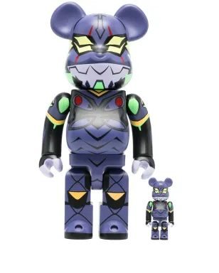MEDICOM TOY Be@rbrick Evangelion Eva13 100% and 400% figure set - Purple - サムネイル1