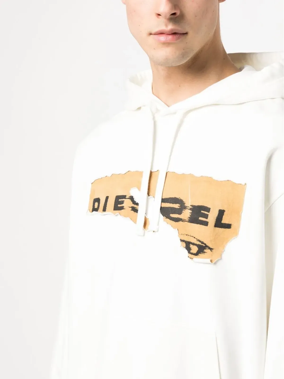 Diesel リップドロゴプリントフーディー - 画像5