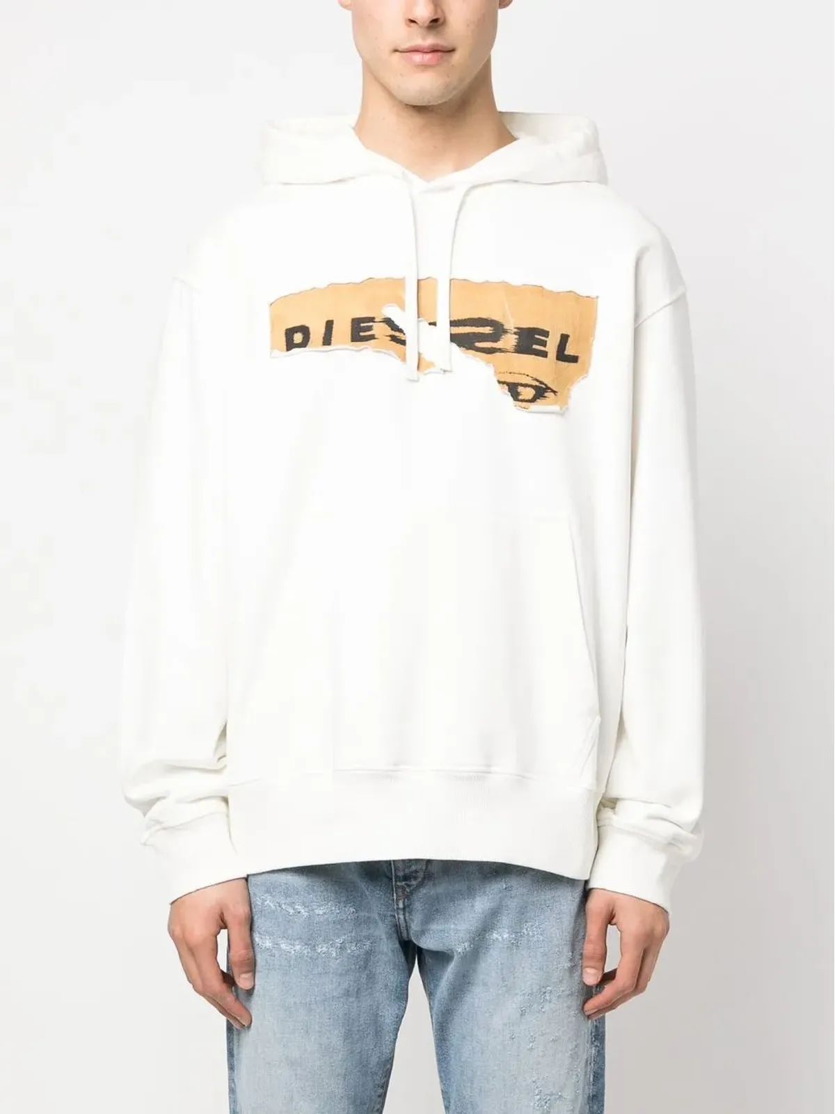 Diesel リップドロゴプリントフーディー - 画像3
