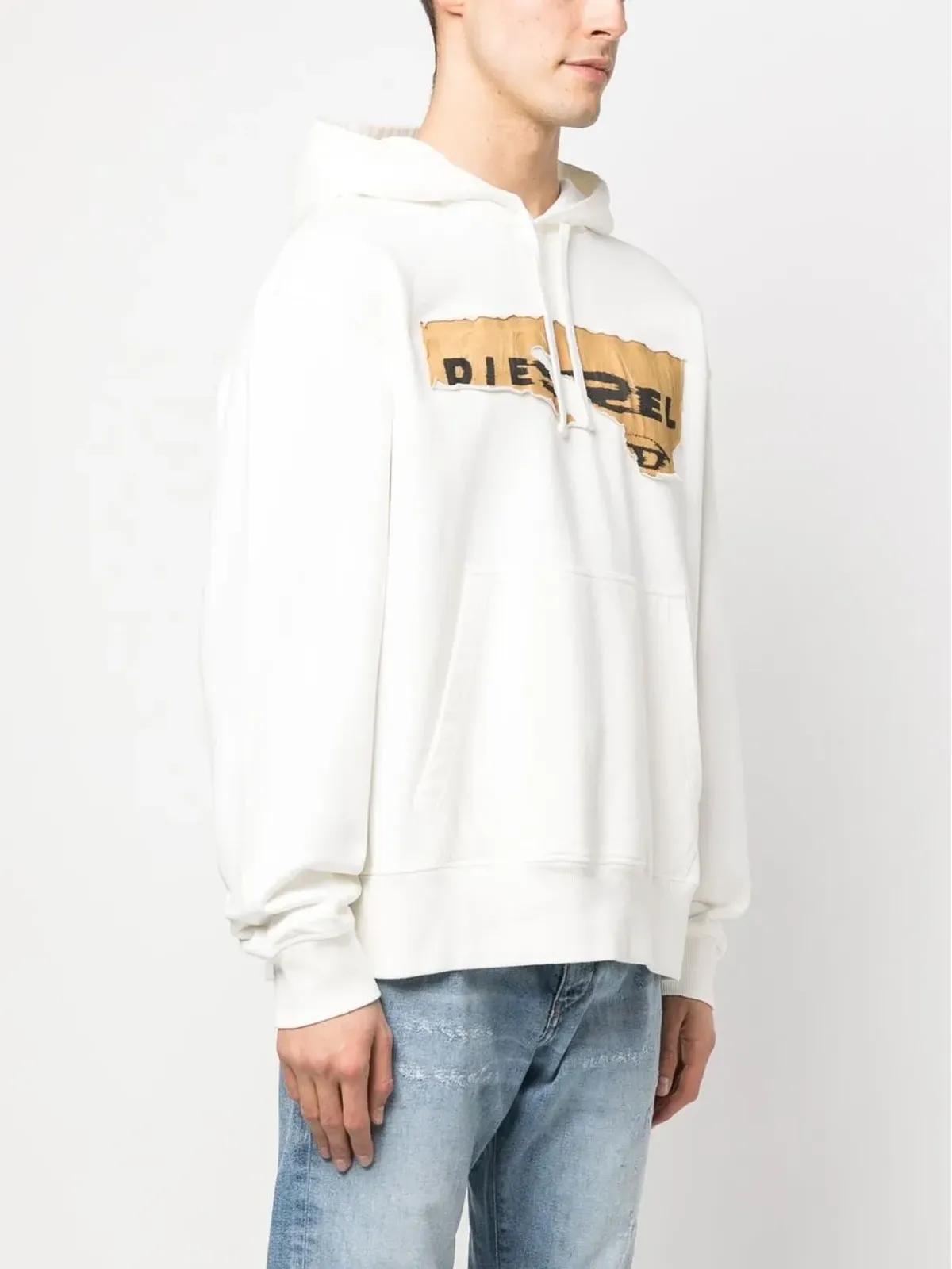 Diesel リップドロゴプリントフーディー - 画像4
