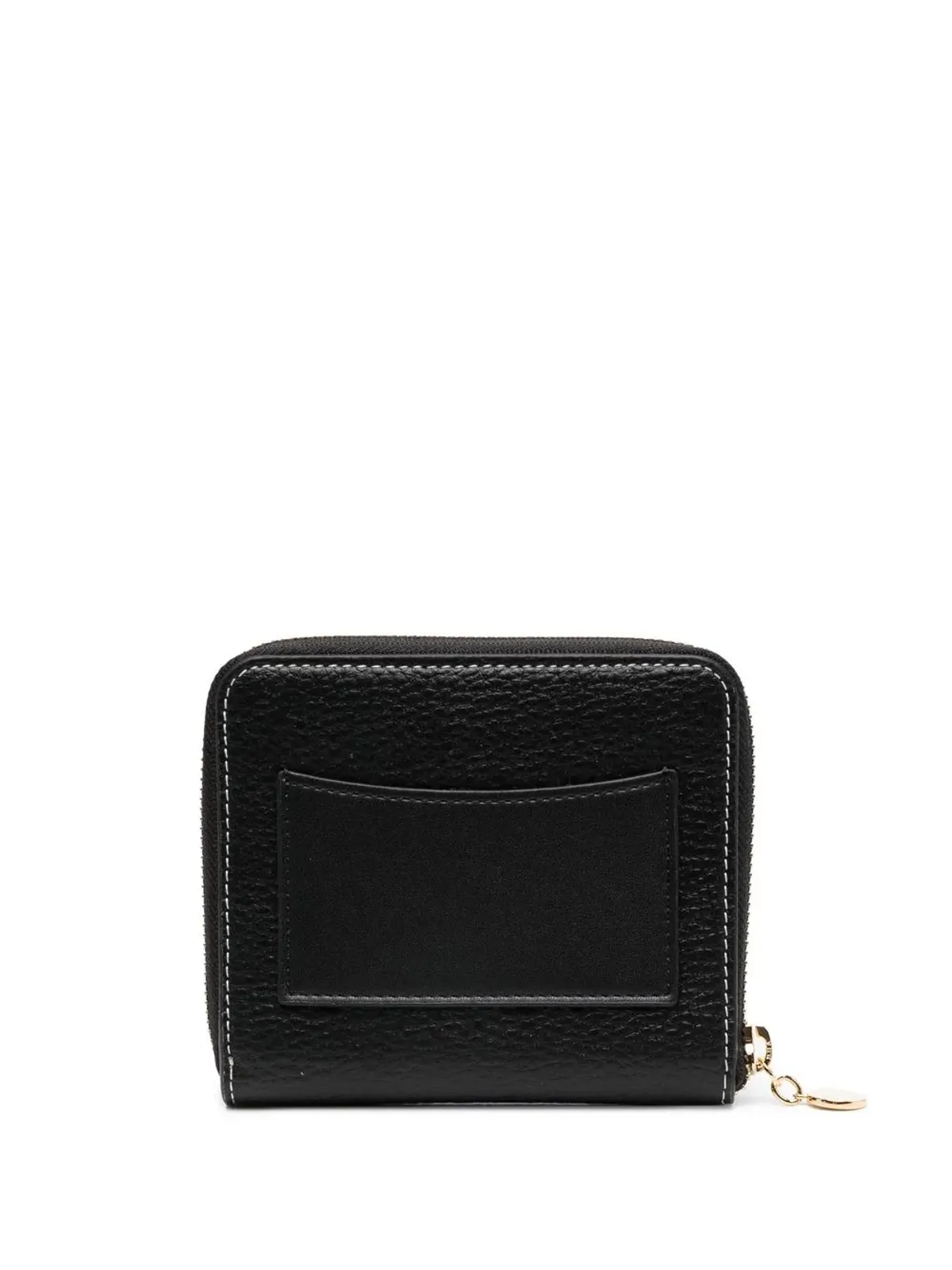 Stella McCartney ロゴプリントディテールジップウォレット - Black - 画像2