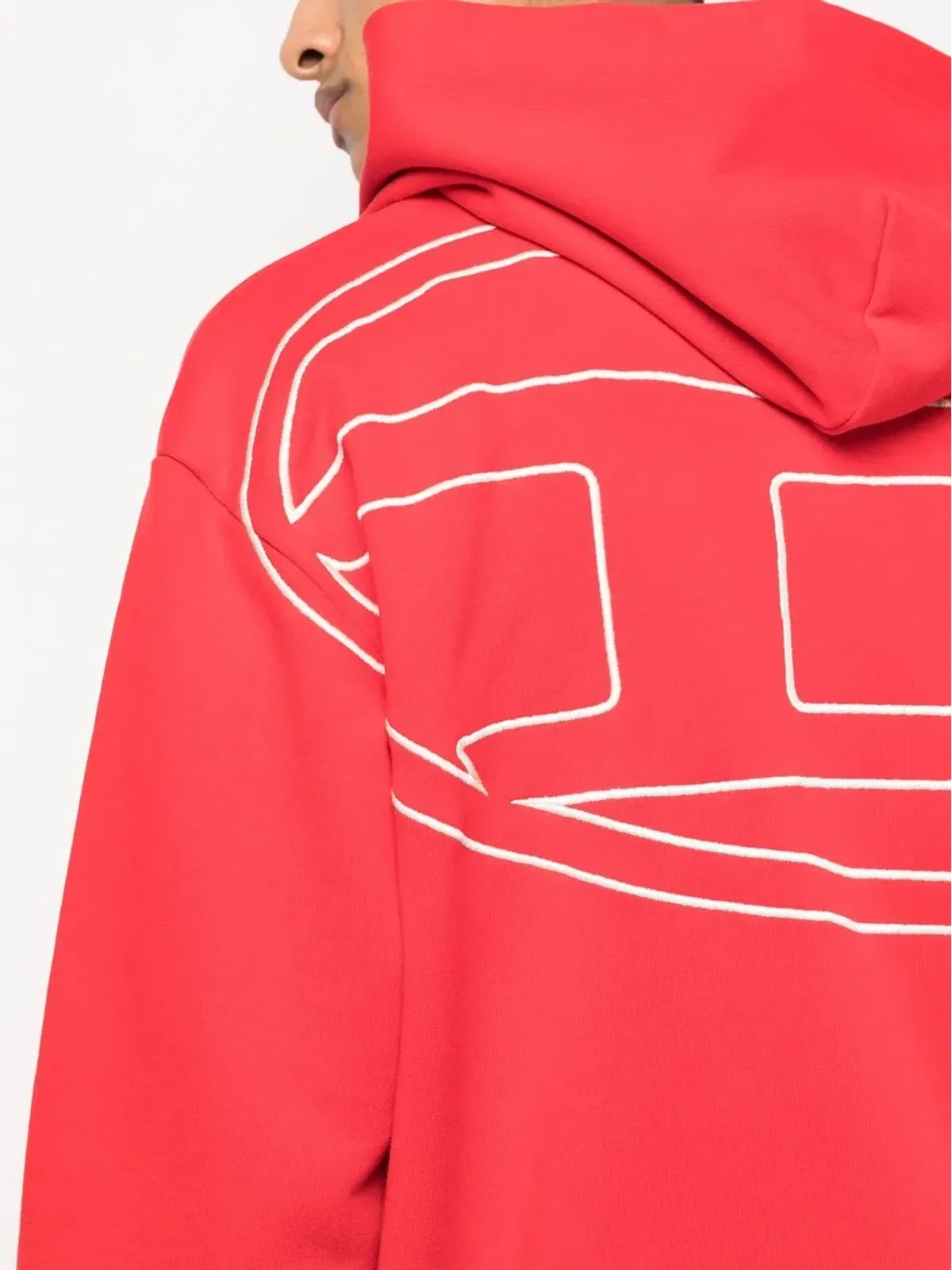 Diesel ロゴプリント長袖フーディ - 画像5