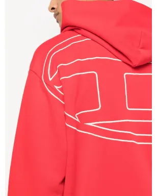 Diesel ロゴプリント長袖フーディ - サムネイル5
