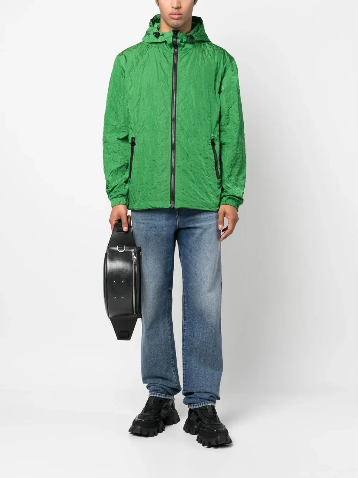 Diesel シワ加工ウィンドブレーカー - 画像2