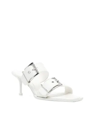 Alexander McQueen バックル付きレザーサンダル - サムネイル2