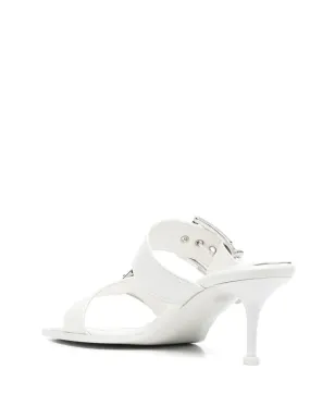 Alexander McQueen バックル付きレザーサンダル - サムネイル3