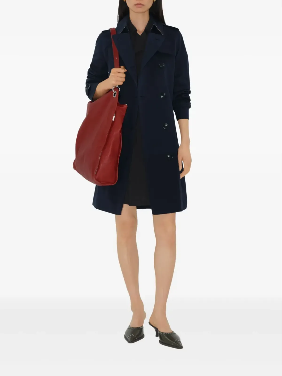 Burberry ミディ丈 Kensington Heritage トレンチコート - ブルー - 画像2