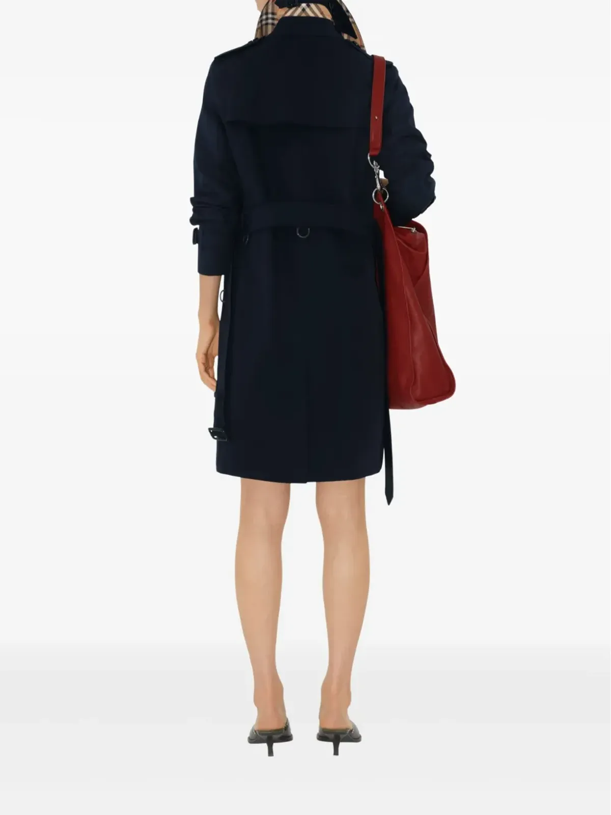 Burberry ミディ丈 Kensington Heritage トレンチコート - ブルー - 画像4