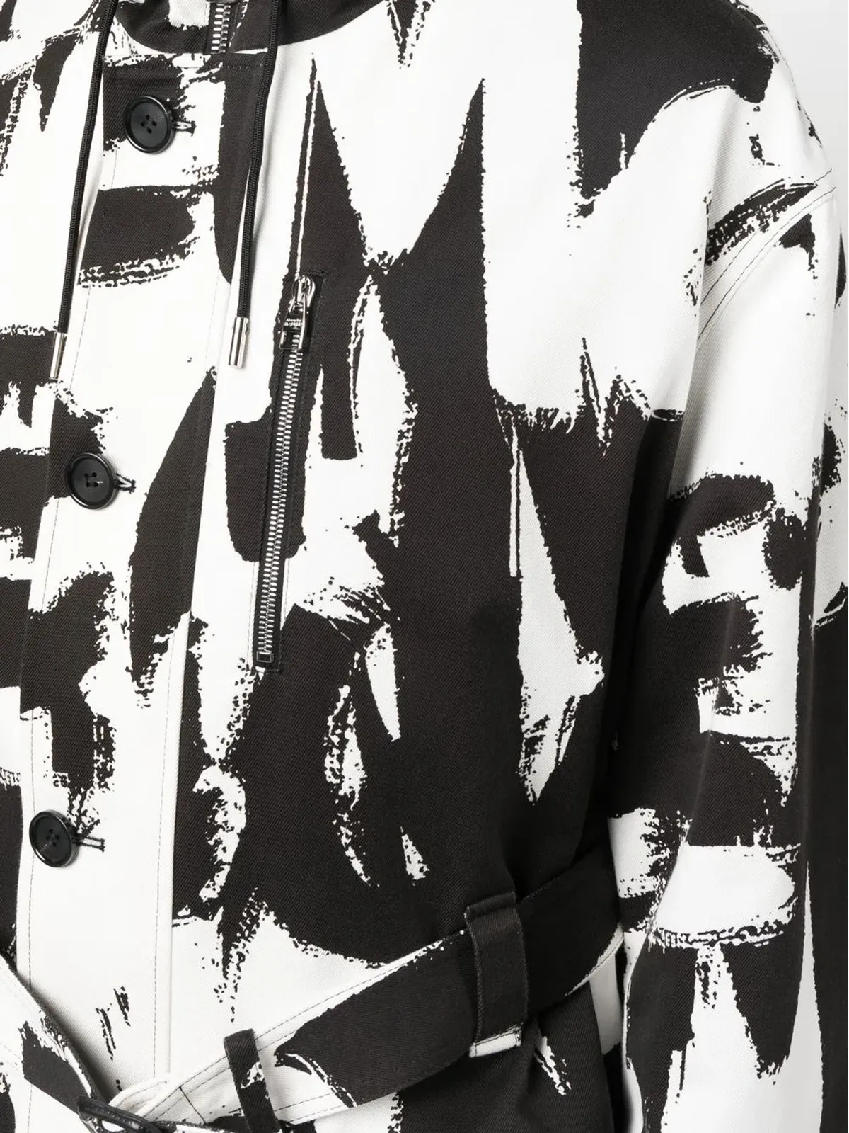 Alexander McQueen オールオーバーロゴプリントパーカ - 画像5