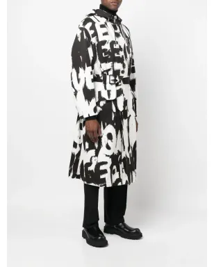 Alexander McQueen オールオーバーロゴプリントパーカ - サムネイル3