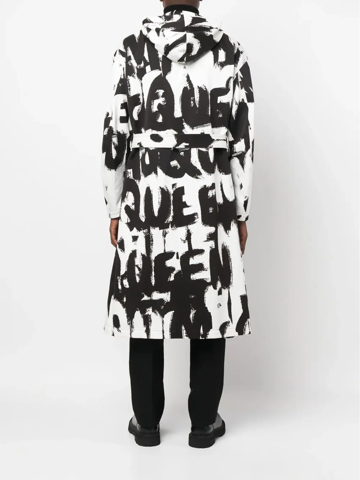 Alexander McQueen オールオーバーロゴプリントパーカ - 画像4