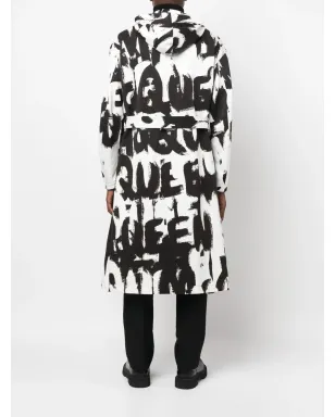 Alexander McQueen オールオーバーロゴプリントパーカ - サムネイル4