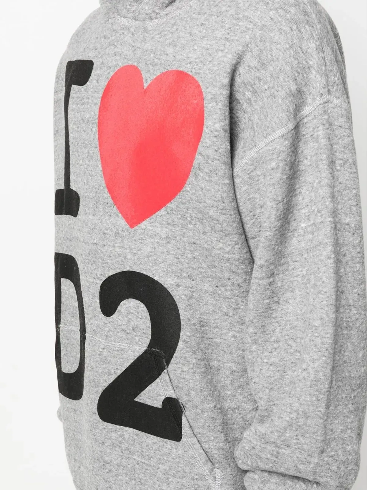 DSQUARED2 グラフィックプリント コットン フーディ - 画像5