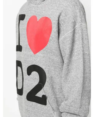 DSQUARED2 グラフィックプリント コットン フーディ - サムネイル5