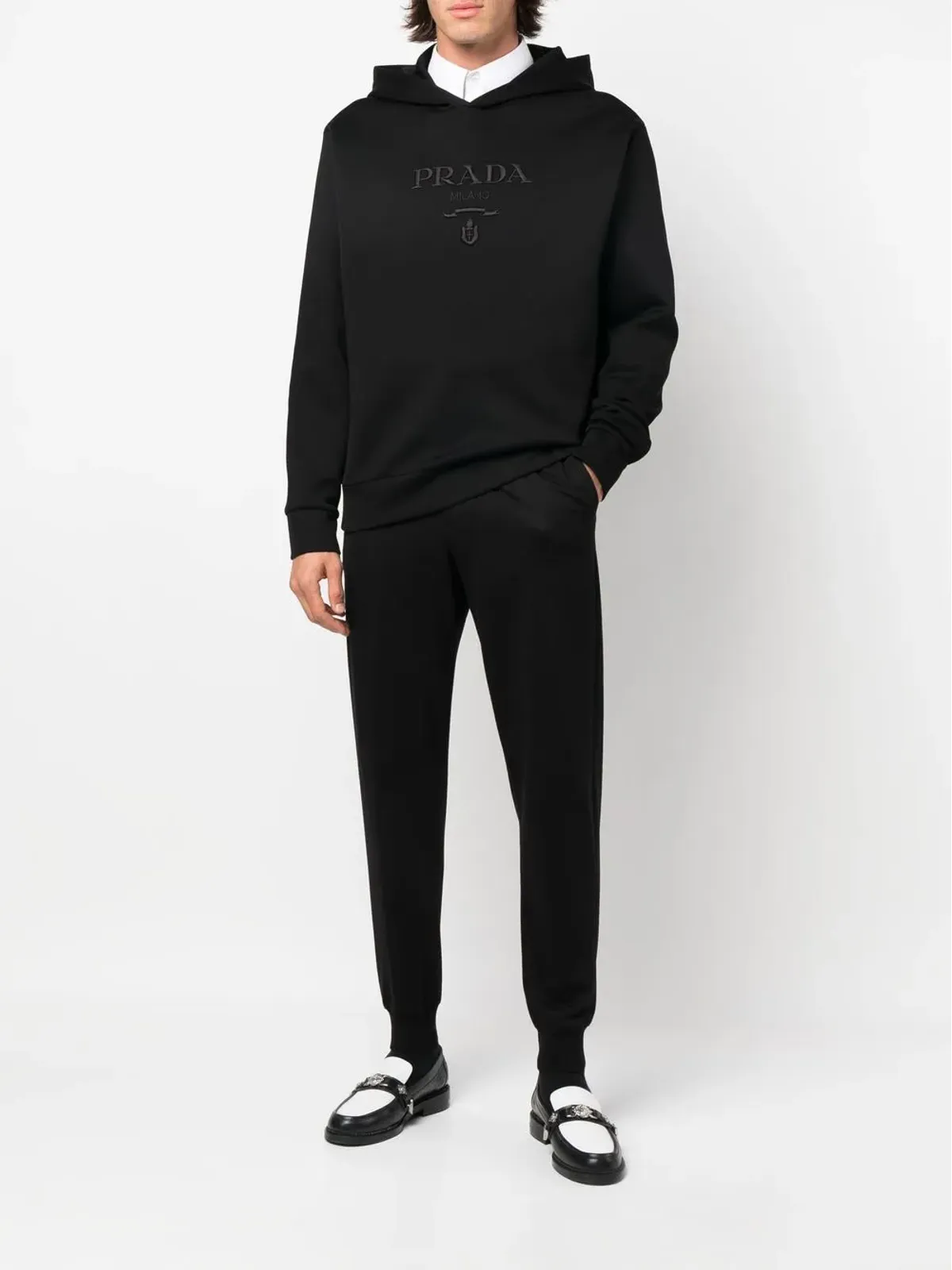 Prada ウール・トラックパンツ - 画像2