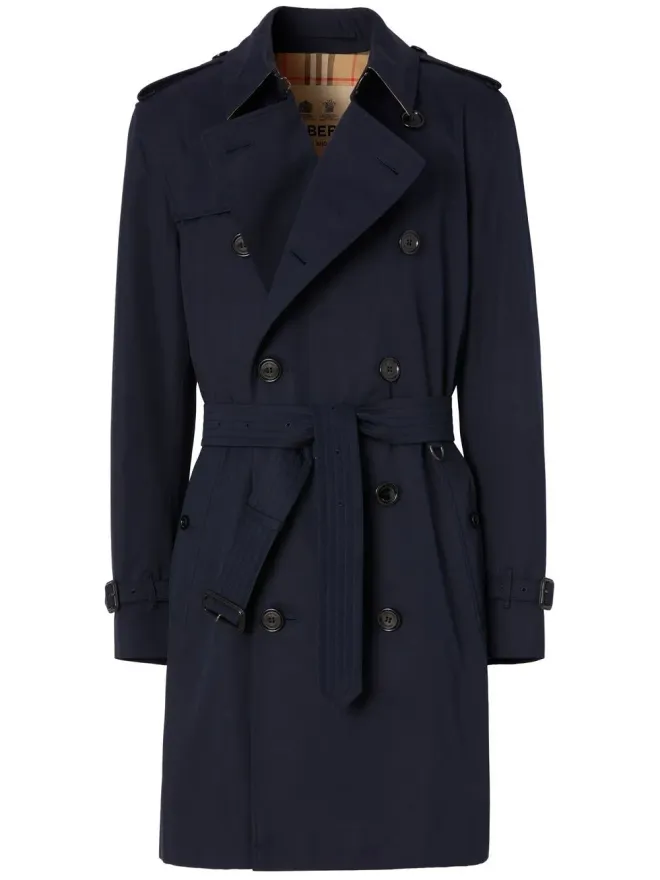 Burberry Burberry ケンジントン ヘリテージ トレンチコート ブルーの商品画像