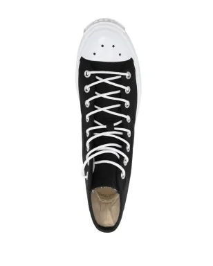 Acne Studios コントラスト トゥキャップ ハイカットスニーカー - サムネイル4
