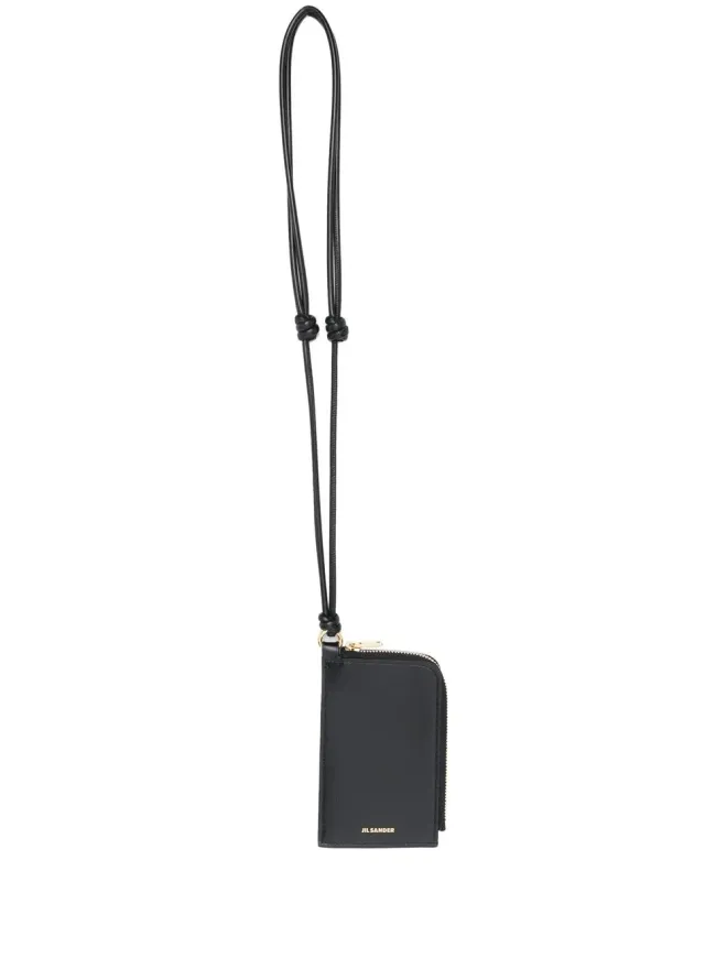 Jil Sander Jil Sander エンボスロゴディテール ネックウォレットの商品画像