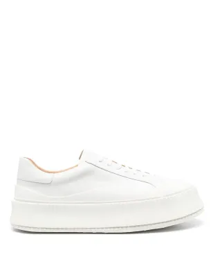 Jil Sander レースアップレザープラットフォームスニーカー - サムネイル1