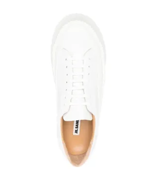 Jil Sander レースアップレザープラットフォームスニーカー - サムネイル4
