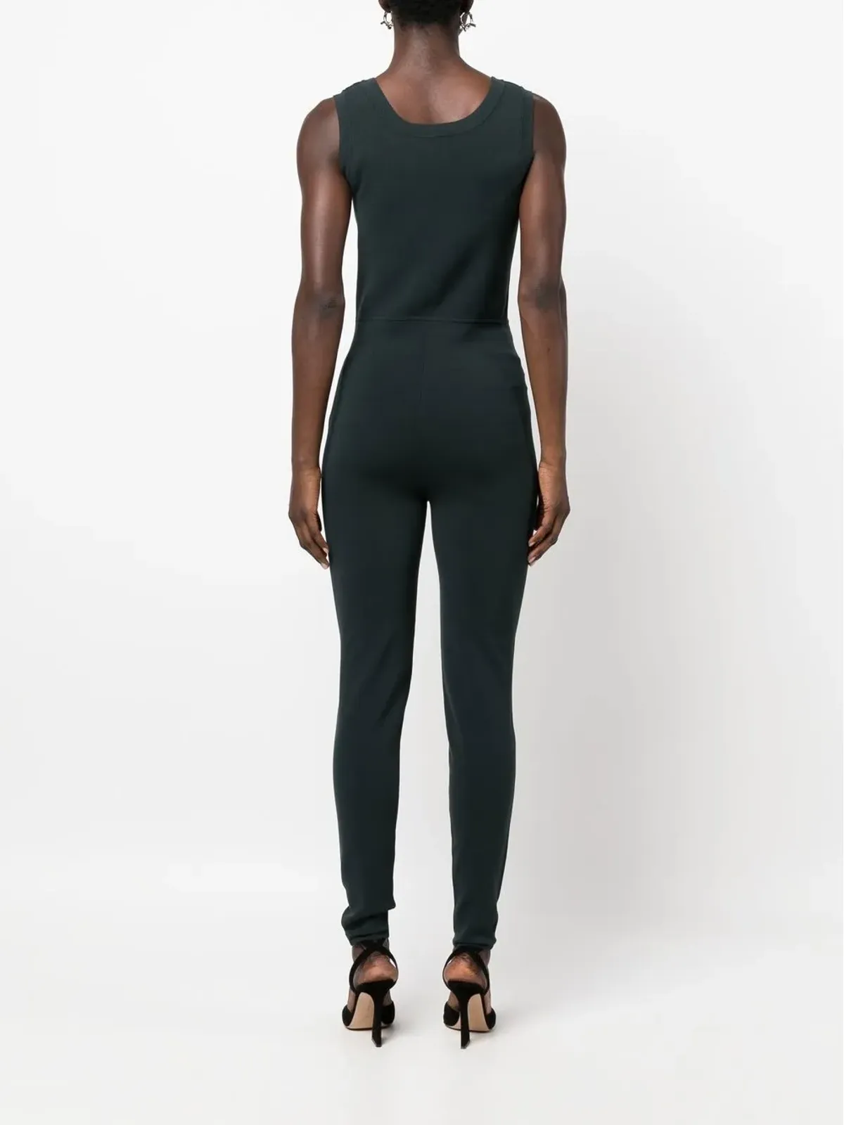P.A.R.O.S.H. sleeveless fitted jumpsuit - Green - 画像4