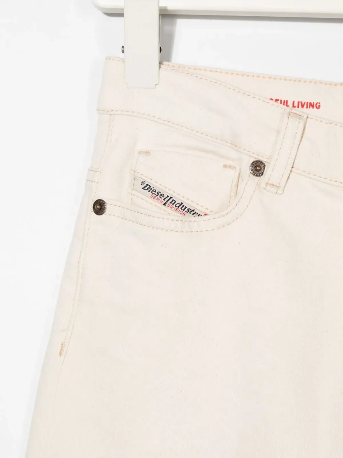 Diesel Kids ワイドレッグジーンズ - White - 画像3