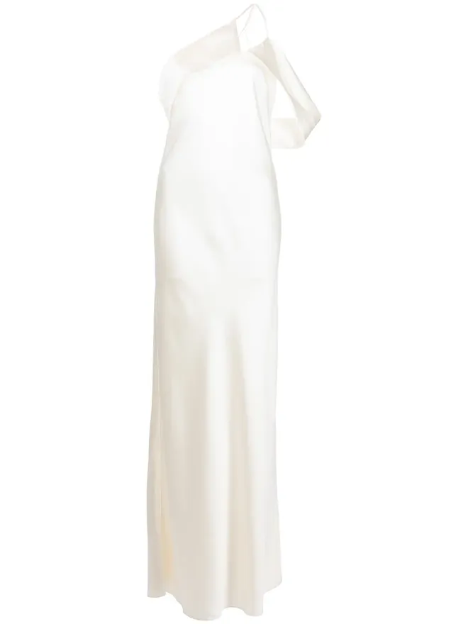 Michelle Mason Michelle Mason バイアスカットのワンショルダーガウンの商品画像